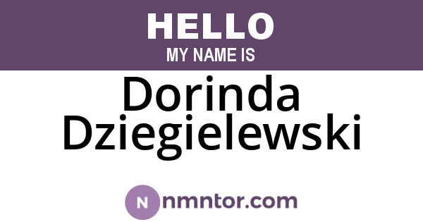 Dorinda Dziegielewski