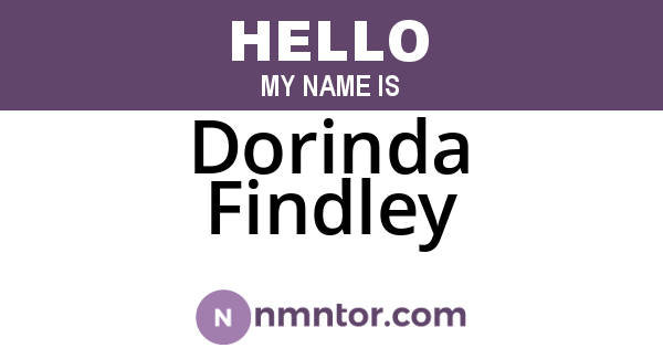 Dorinda Findley
