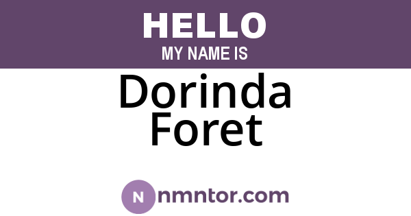 Dorinda Foret