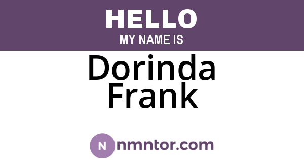 Dorinda Frank
