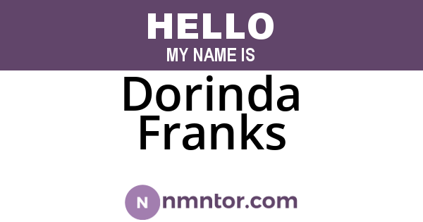 Dorinda Franks