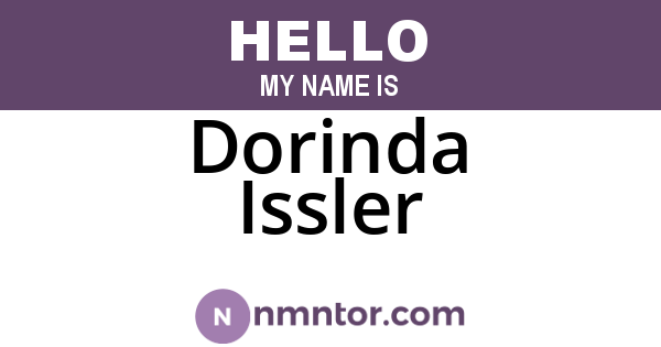 Dorinda Issler