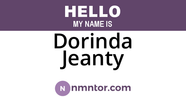 Dorinda Jeanty