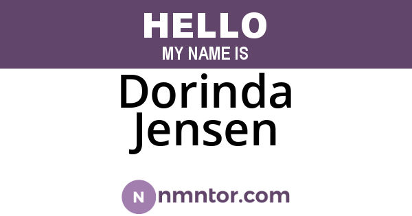 Dorinda Jensen