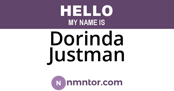 Dorinda Justman