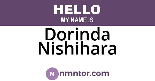 Dorinda Nishihara