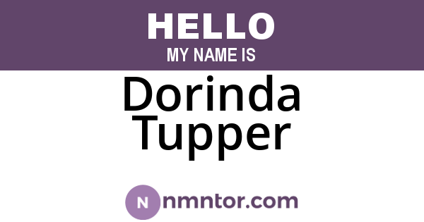 Dorinda Tupper