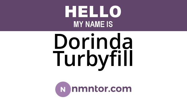 Dorinda Turbyfill