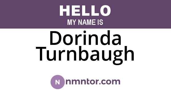 Dorinda Turnbaugh
