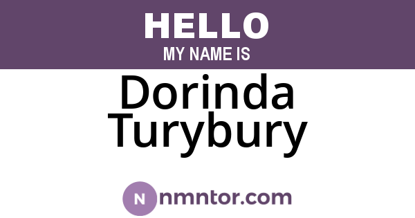 Dorinda Turybury