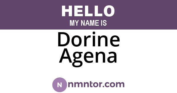 Dorine Agena
