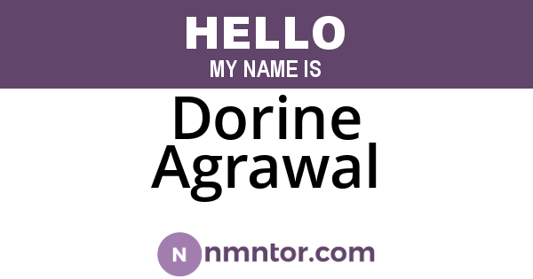 Dorine Agrawal