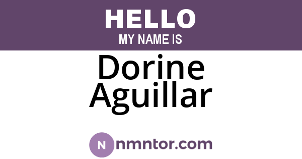 Dorine Aguillar