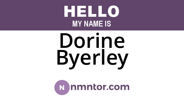 Dorine Byerley