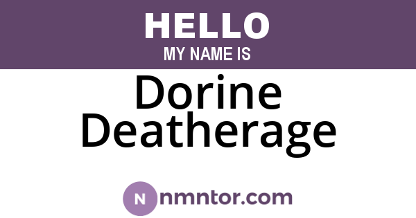 Dorine Deatherage