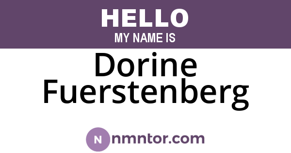 Dorine Fuerstenberg