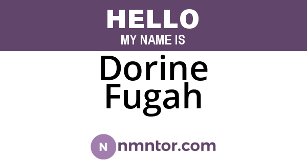 Dorine Fugah