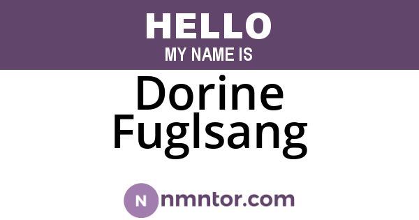Dorine Fuglsang