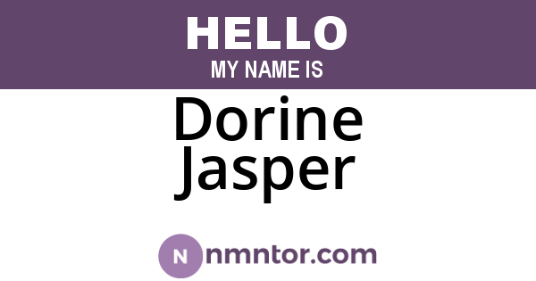 Dorine Jasper