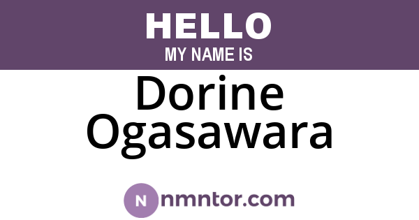 Dorine Ogasawara