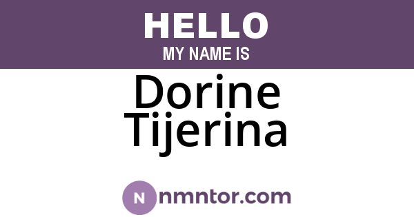Dorine Tijerina