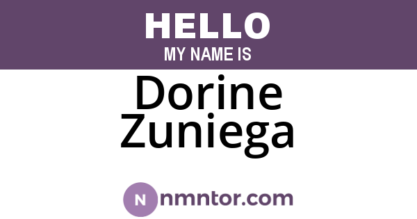 Dorine Zuniega