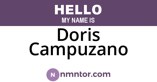 Doris Campuzano