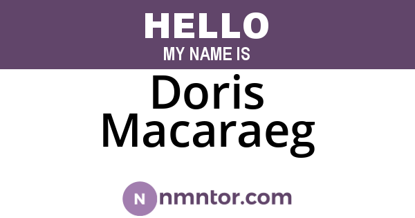 Doris Macaraeg