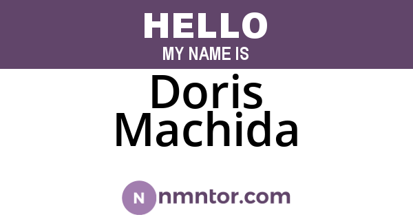 Doris Machida