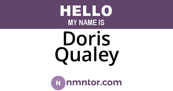 Doris Qualey