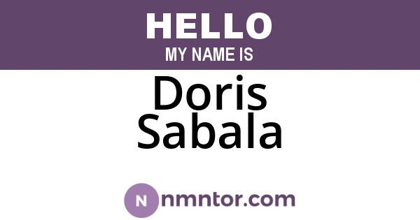 Doris Sabala