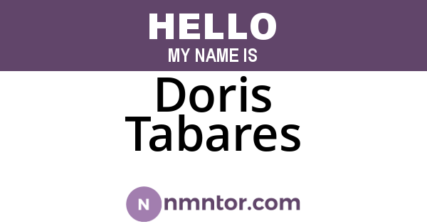 Doris Tabares