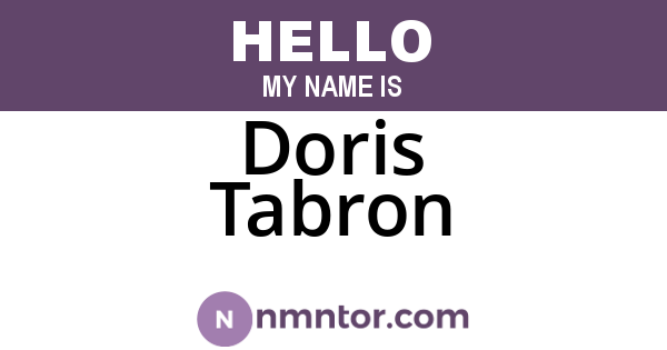 Doris Tabron