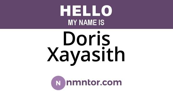 Doris Xayasith