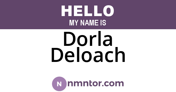 Dorla Deloach