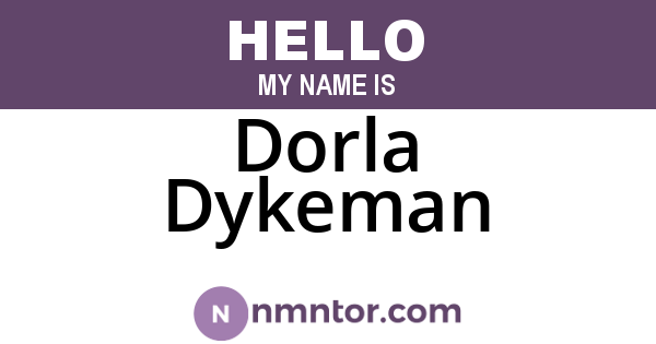 Dorla Dykeman