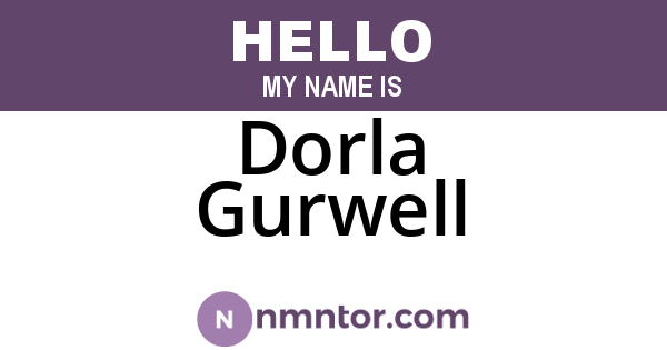 Dorla Gurwell