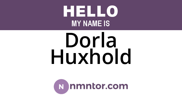 Dorla Huxhold