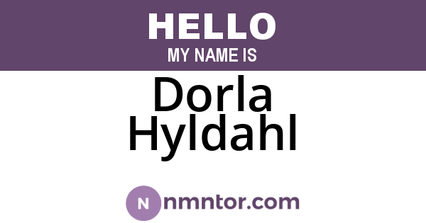 Dorla Hyldahl