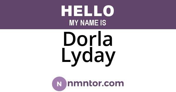 Dorla Lyday