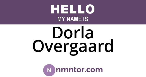 Dorla Overgaard