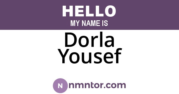 Dorla Yousef