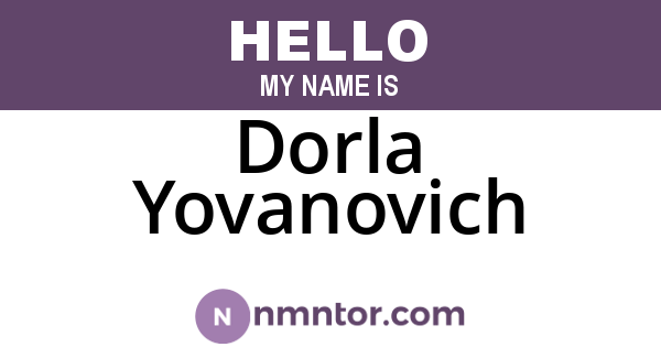 Dorla Yovanovich