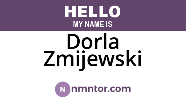Dorla Zmijewski