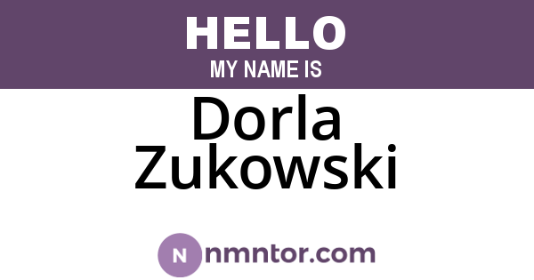 Dorla Zukowski