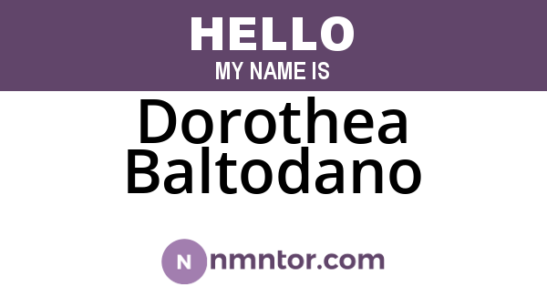 Dorothea Baltodano