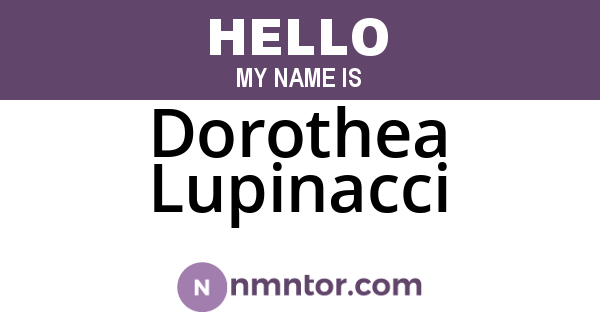 Dorothea Lupinacci