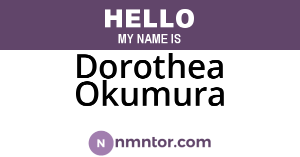 Dorothea Okumura