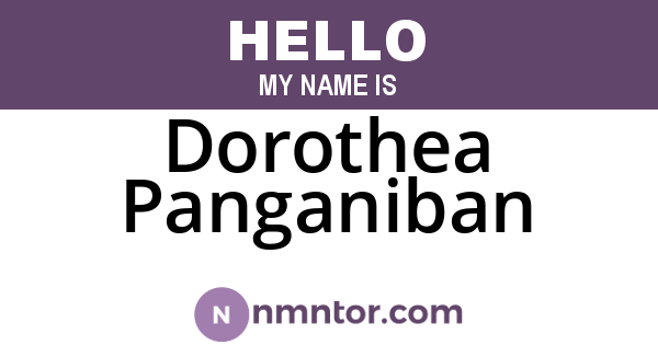 Dorothea Panganiban