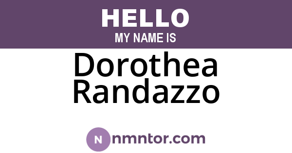 Dorothea Randazzo